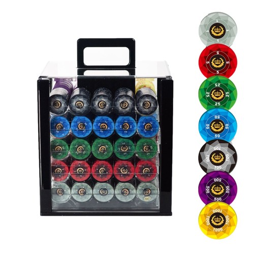 Mrc poker 1000pcs laurel - mrc, crown